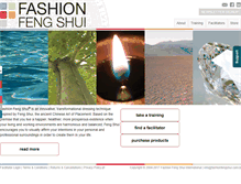Tablet Screenshot of fashionfengshui.com